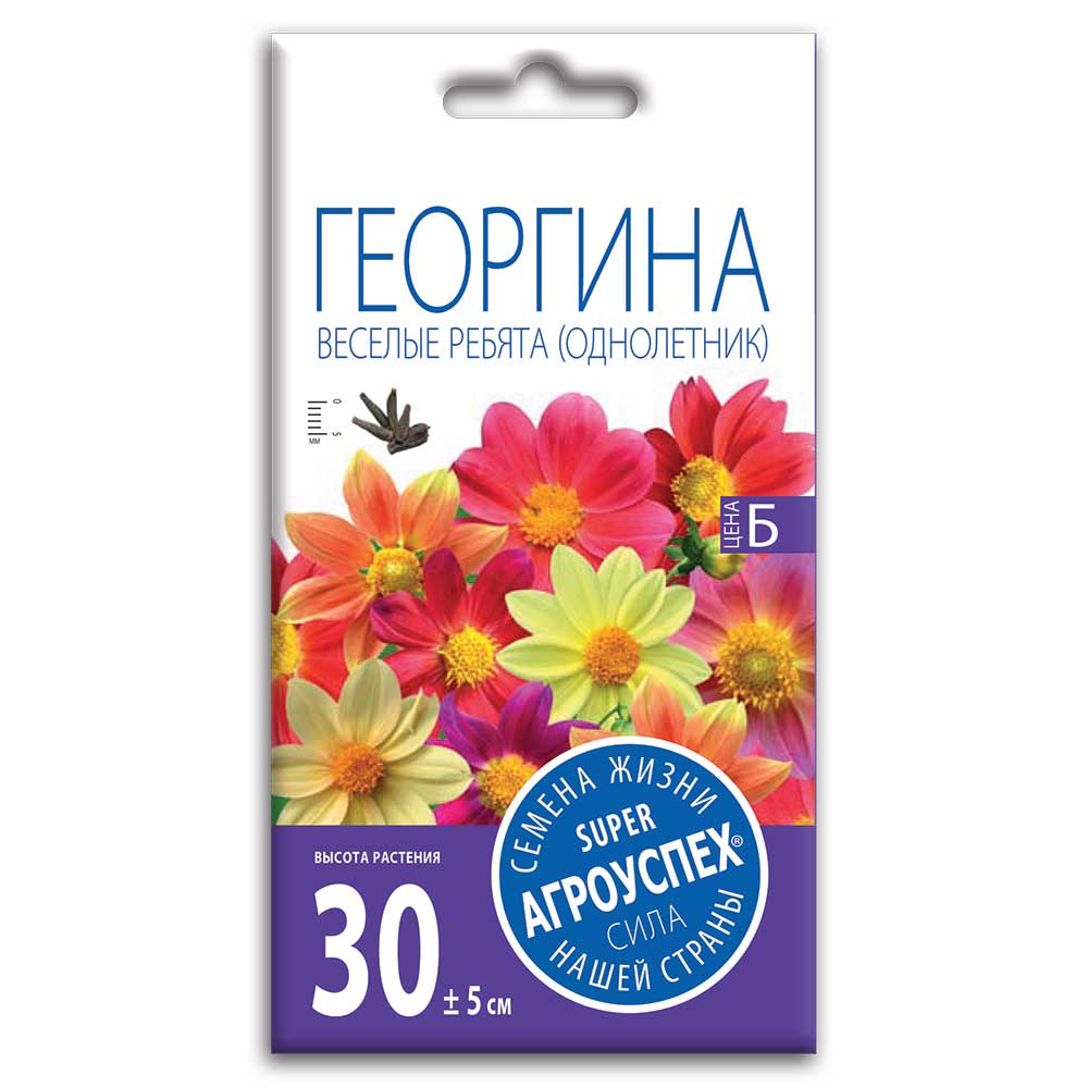георгина веселые1 Семена Георгины " Веселые Ребята" (однолетник) — изображение 1